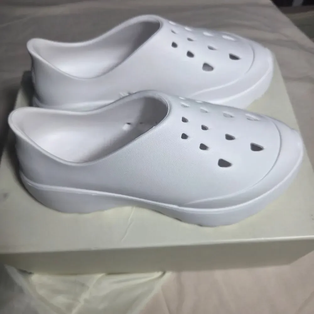 Darc Sport Hanzo V2 Foam Clog Shoes Bone White Mens 7 Womens 8.5 Gym Slides NIB